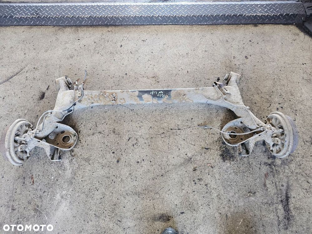 Belka zawieszenia tylnego oś wózek sanki komplet Volkswagen Polo 9N Lift - 1