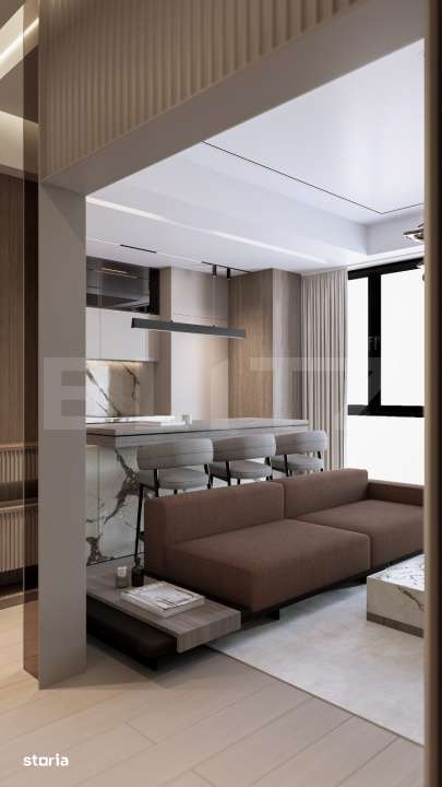 Apartament 3 camere, bloc nou, 77mp, Burdujeni — fotografia 3