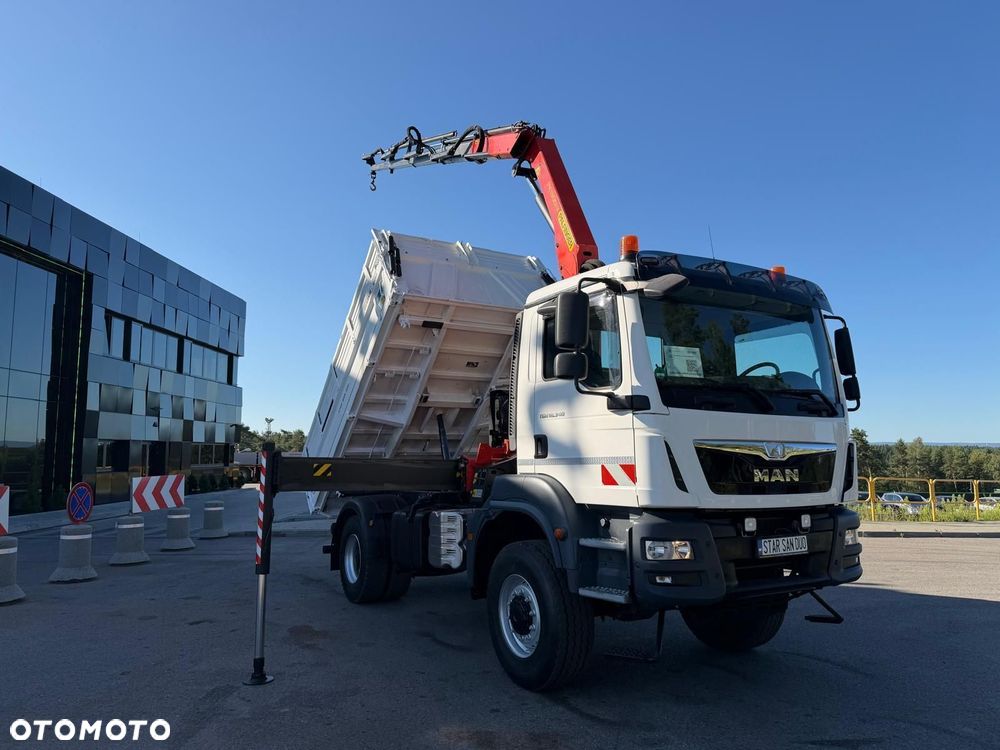 MAN TGM 18.340 4x4 PALFINGER PK 13001 HDS Żuraw Wywrotka - 2