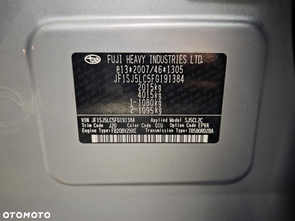 Subaru Forester 2.0i Platinum Lineartronic EU6 - 25