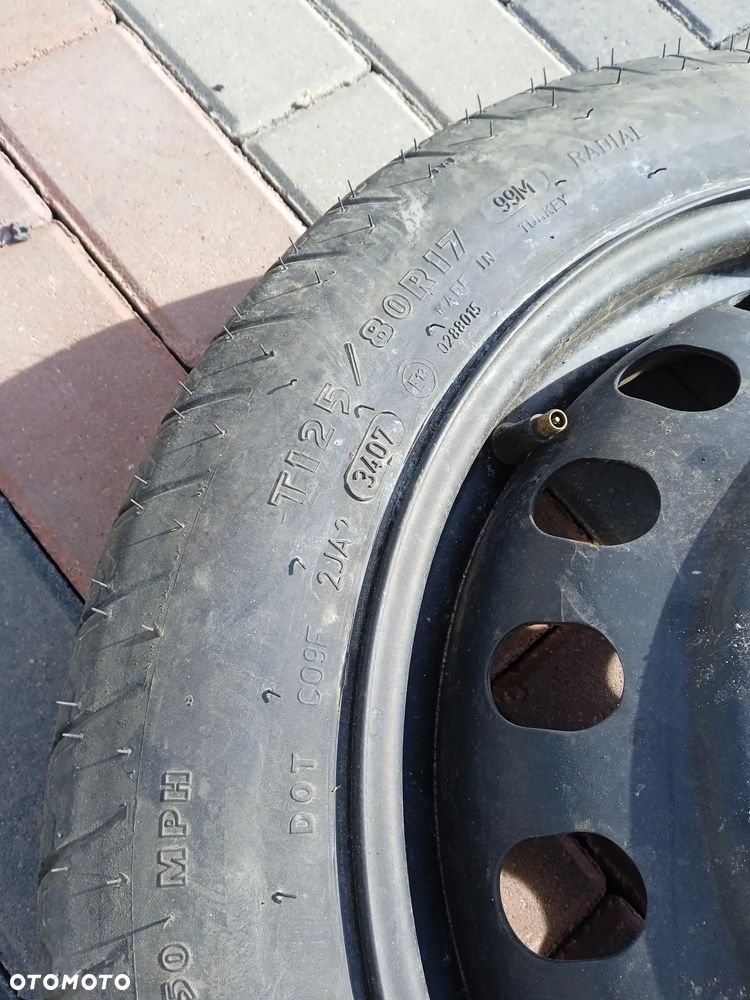 Audi A4 B7 Koło Zapasowe R17 4J Opona Goodyear 125/80 8E0601027C - 2