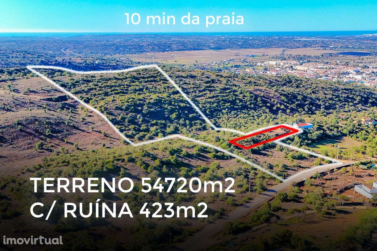 Terreno com Ruína e Projeto Aprovado para Moradia T3 — 54.720 m² a 10 - Grande imagem: 5/14