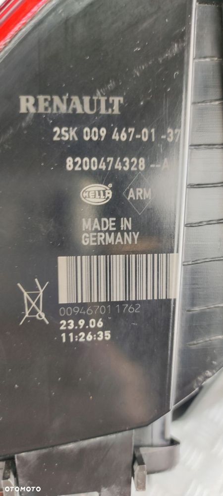 8200474328A lampa lewy lewa tylna tył RENAULT GRAND SCENIC II 2 LIFT LED - 11