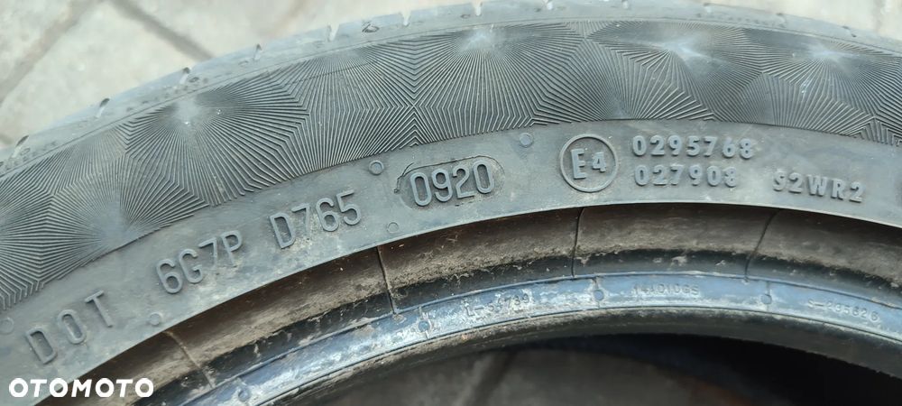 OPONY 205/50R17 Y XL CONTINENTAL PREMIUM CONTACT 6 (0920) LATO 6 mm KOMPLET 4 SZTUKI - 7