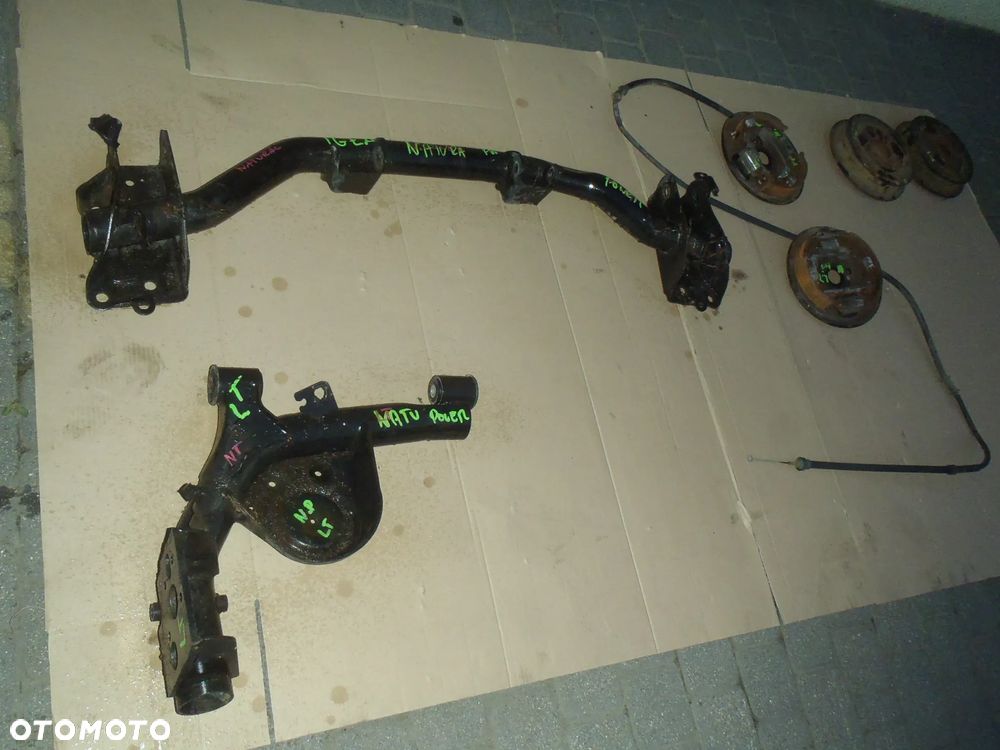 belka zawieszenie zawieszenie tył tylne wózek  wahacz fiat panda tył tylne natural power jak nowe nie malowane - 7