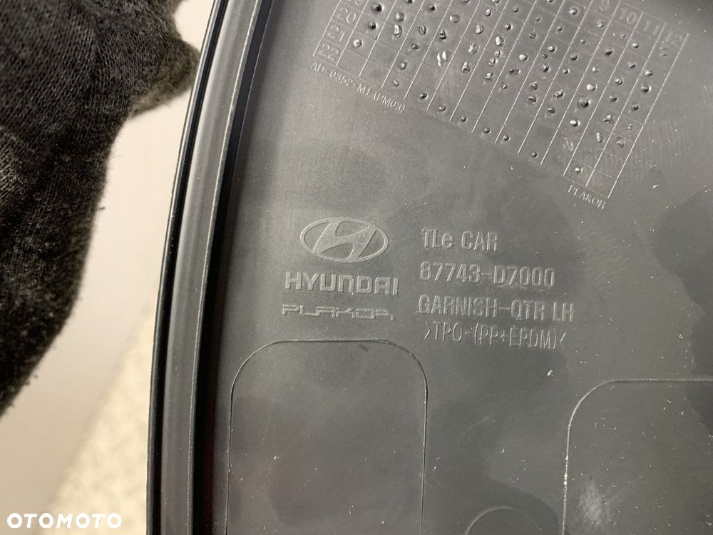 NOWA ORYGINALNA LISTWA BŁOTNIKA LEWY TYŁ LEWA TYLNA HYUNDAI TUCSON III 3 15-20 87743-D7000 - 5
