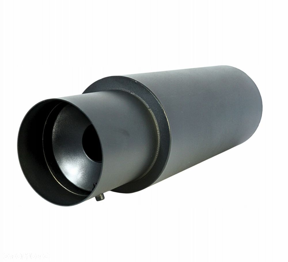 Tłumik Końcowy PRZELOTOWY wejście 63mm Końcówka 104mm JDM nierdzewka - 3