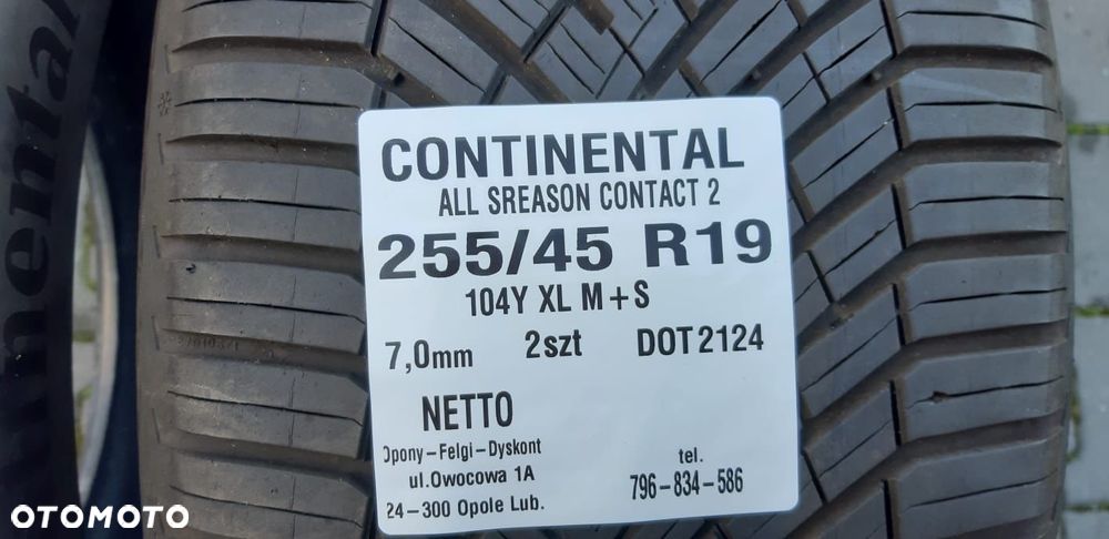 Opony Continental 255 45 R19 - 2