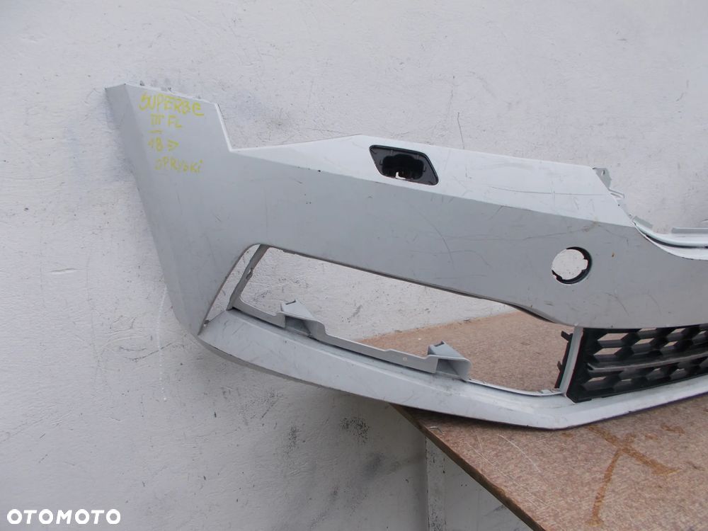 SKODA SUPERB III LIFT 18-23 ZDERZAK PRZÓD PRZEDNI TYLKO SPRYSKI - 3