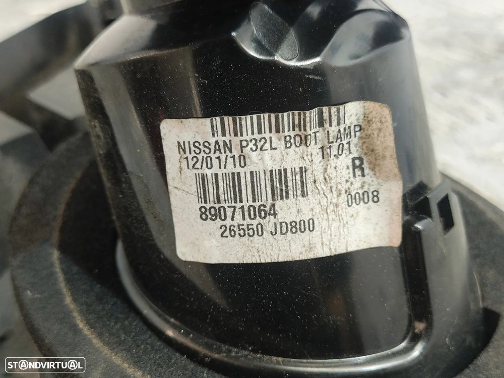 Farolins de mala direito esquerdo originais Nissan Qashqai J10 Fase 1 de 2007 a 2013 - 7