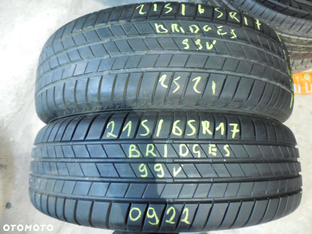 OPONY 215/65R17 BRIDGESTONE TURANZA T005 DOT 0922 / 2521 8MM - 1