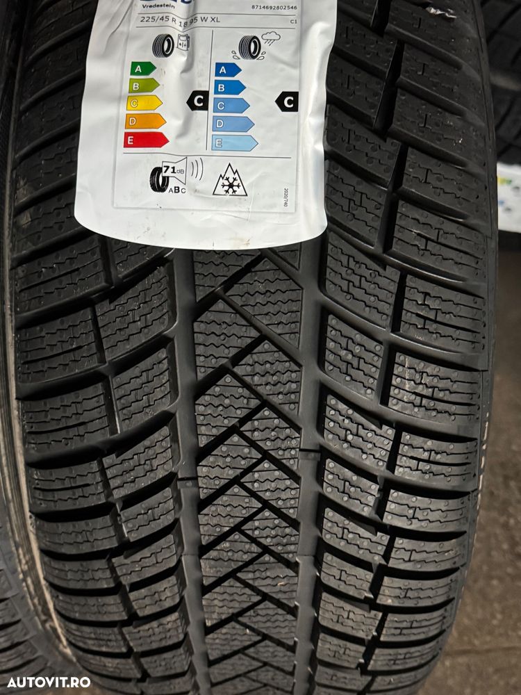 Vând set anvelope 225/45/18-255/40/18 vredestein de iarnă noi - 4
