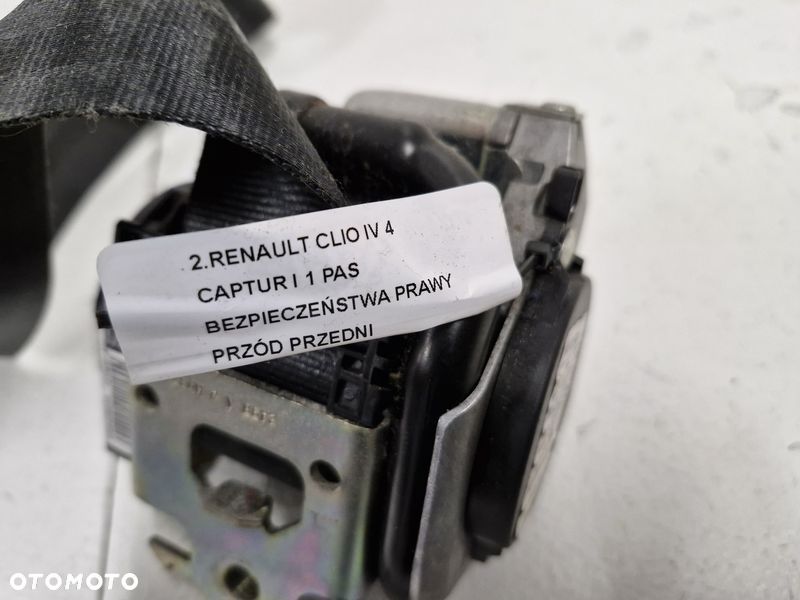 RENAULT CLIO IV 4 CAPTUR I 1 PAS BEZPIECZEŃSTWA PRAWY PRZÓD PRZEDNI 868843983R - 6