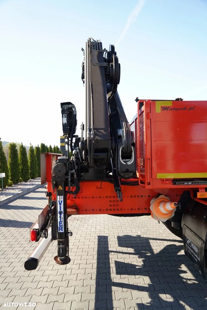 Renault C 430 / 6x4 / LIVRARE 6.7 M + CUPTOR HIAB 166 ES-4 / EXTENSIE 12.5 M / RADIOCOMANDĂ / FURCĂ / ROTATOARE - 17