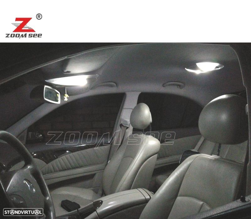 KIT COMPLETO DE 19 LÂMPADAS LED INTERIOR PARA MERCEDES CLASE ML W164 ML320 ML350 ML420 ML450 ML500 - 5