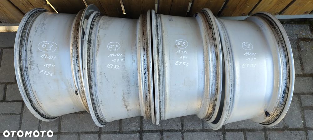 FELGI ALUMNIOWE 5x112 7.5Jx17 CALI ET56 fi57.1 AUDI A3 A4 A6 KOMPLET 4 SZTUKI - 8
