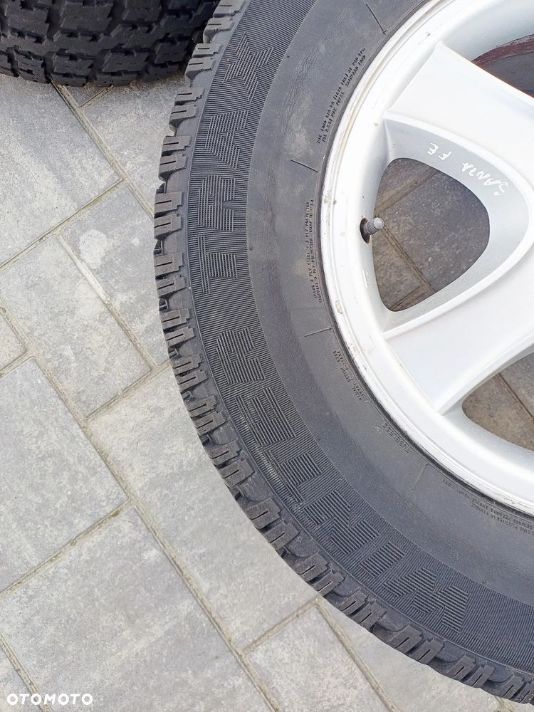 FELIGI Z OPONAMI ALUMINIOWE HYUNDAI SANTEA FE I R16 5X114,3 ET46 67.1MM OPONY TERENOWE 225/70 ZIMA NR1 - 7