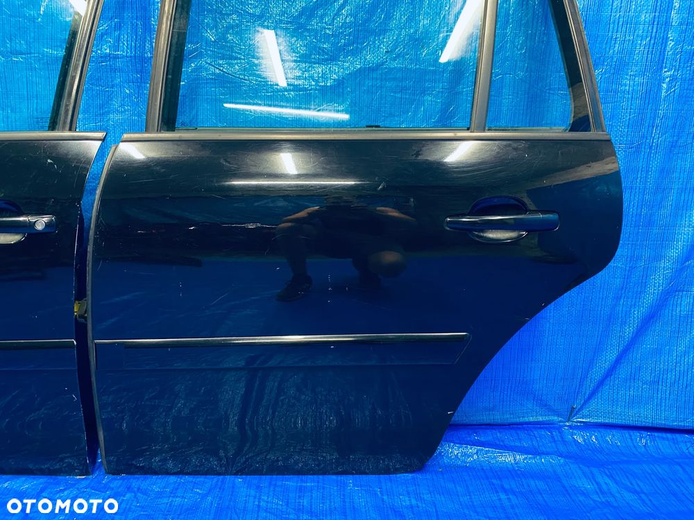 DRZWI LEWE LEWY TYŁ TYLNE KOMPLETNE CITROEN C4 GRAND PICASSO I 2006- ; CZARNE LAKIER EXYB ORYGINAŁ EUROPA - 9