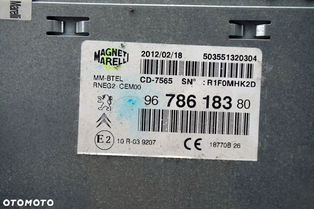 RADIO NAWIGACJA FABRYCZNA 508 I 9678618380 RNEG2 9801286980 PEUGEOT 2010-2018 - 5
