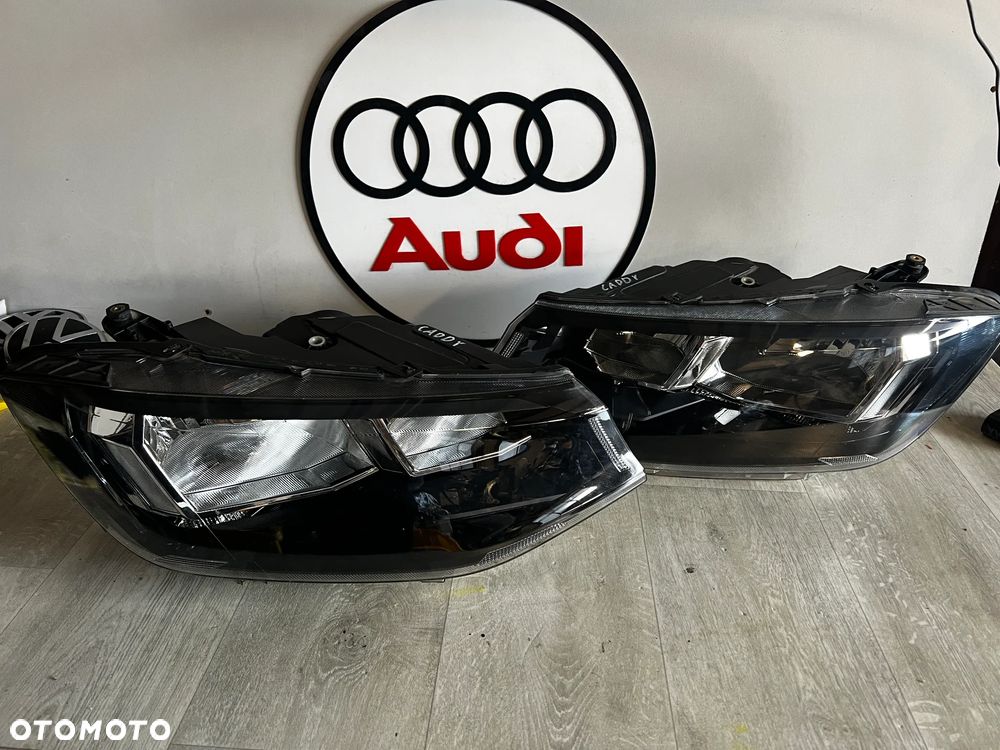 KOMPLET LAMP PRZÓD VW CADDY 2020- LAMPY LAMPA LEWA PRAWA ORYGINAŁ - 1