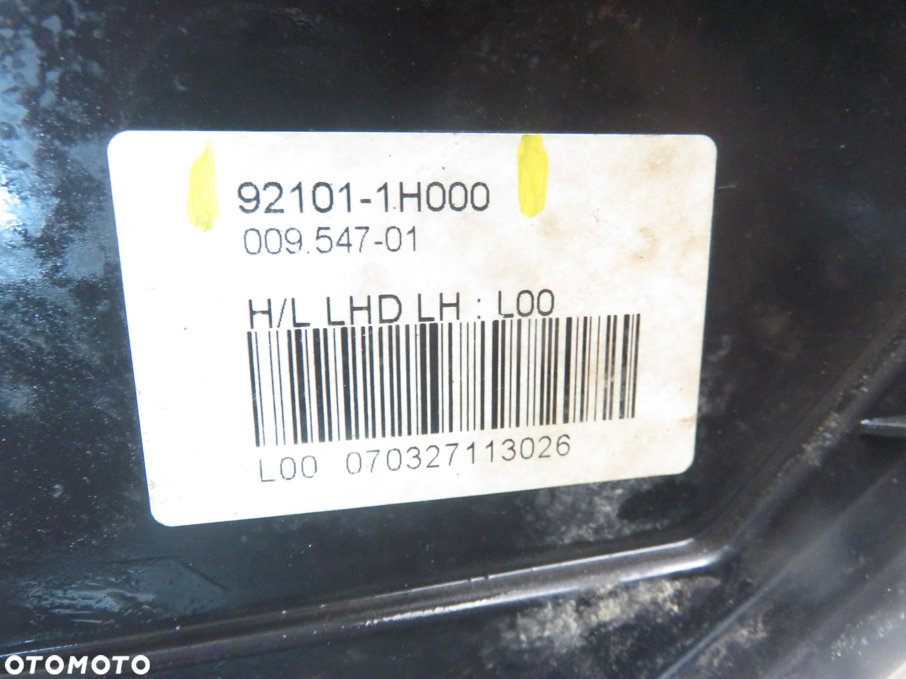 LAMPA LEWA PRZEDNIA KIA CEED I SW (ED) 921011H000 - 10