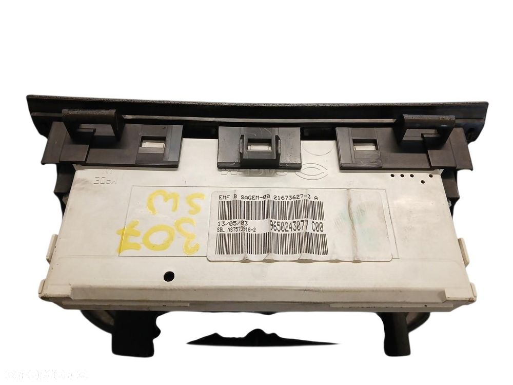 WYSWIETLACZ PEUGEOT 307 9650243077 - 3
