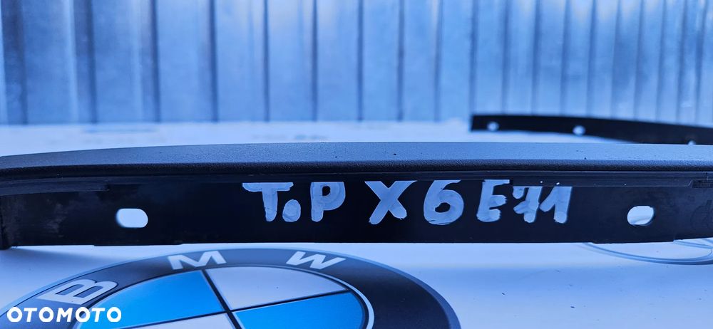 BMW X6 E71 Listwa błotnika Nakładka Hokej Osłona Błotnik Błotnik tył prawy tylna prawa Osłona nadkola tylna prawa 7176330 - 11