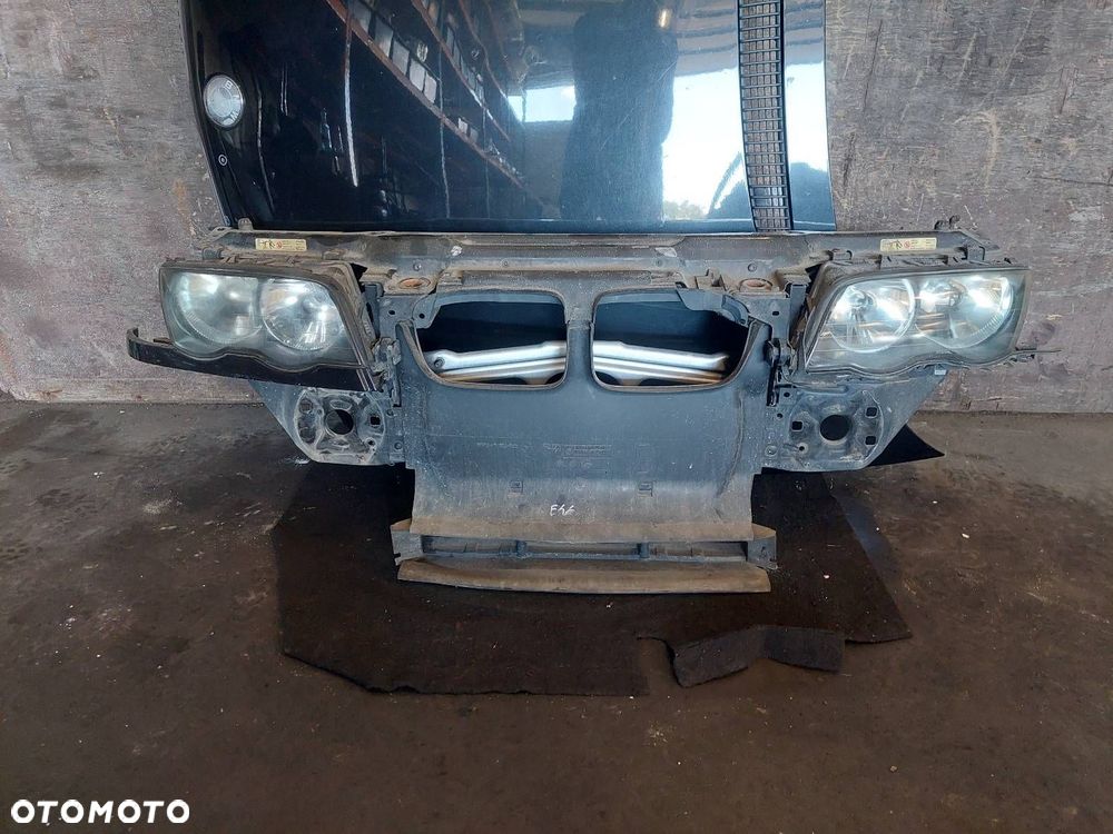 KOMPLETNY PRZÓD MASKA ZDERZAK BŁOTNIKI LAMPY BMW E46 303/9 COSMOSSCHWARZ - 14