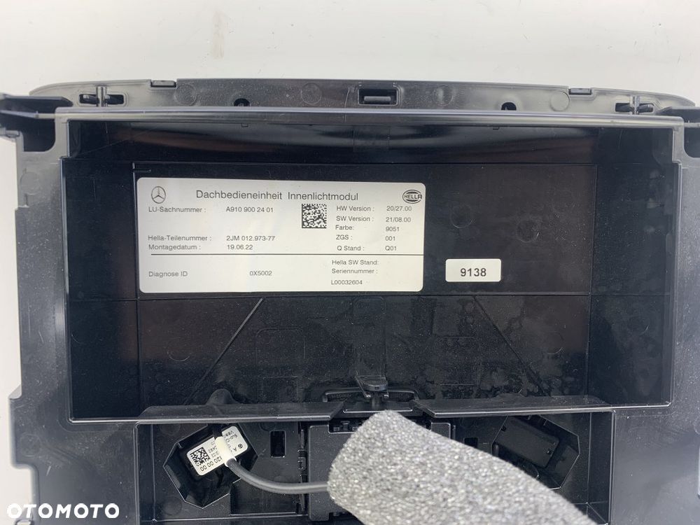 lampka oświetlenie kabiny mercedes sprinter W907 910 A9109002401 - 6