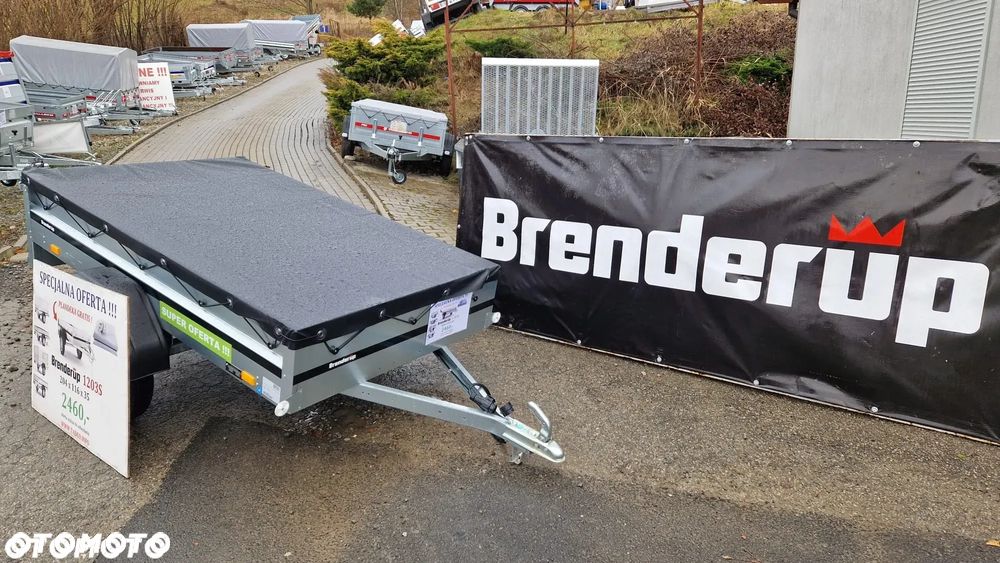 Brenderup 1203S 204x116x35 z plandeką płaską - 7