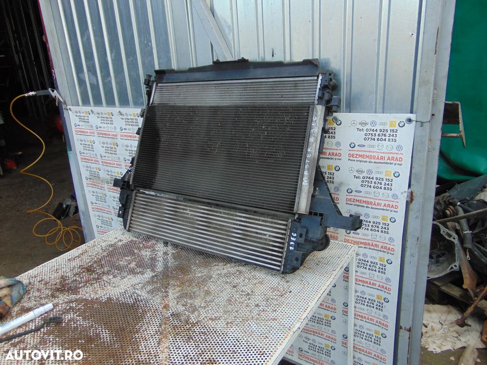 Radiator Renault Master 2.3 Opel Movano Radiator apa clima nissan nv400 intercooler 2.3 euro 5 euro 6 - 2