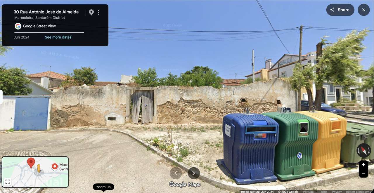Terreno urbano murado no centro da Vila da  Marmeleira - Grande imagem: 2/9