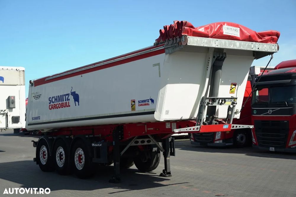Schmitz Cargobull BASCULATOR SCHMITZ / 27 m3 / ALUMINIU / PUNCT DE RIDICARE / 5.300 KG / JANTE DIN ALIAJ - 8