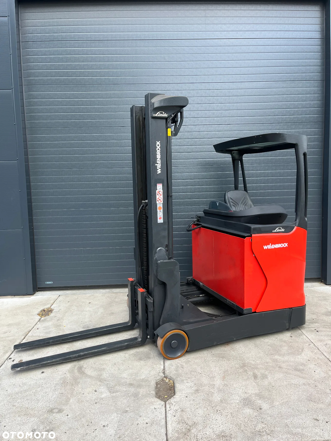 Linde Elektryczny wózek wysokiego składowania R16B / 1120 TRIPLEX przesuw boczny - 14