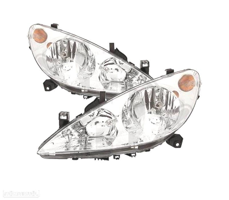 FARÓIS OPTICAS PEUGEOT 307 01-05 - 1