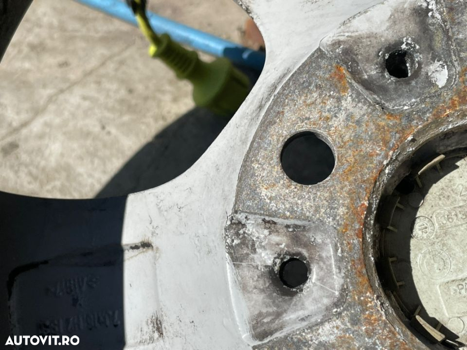 roata janta R16 205 60 bmw seria 3 F30 F31 e90 e91 seria 1 e87 e81 Style 306 anvelopa de vară este din aliaj ușor dur aluminiu este originala bmw - 9