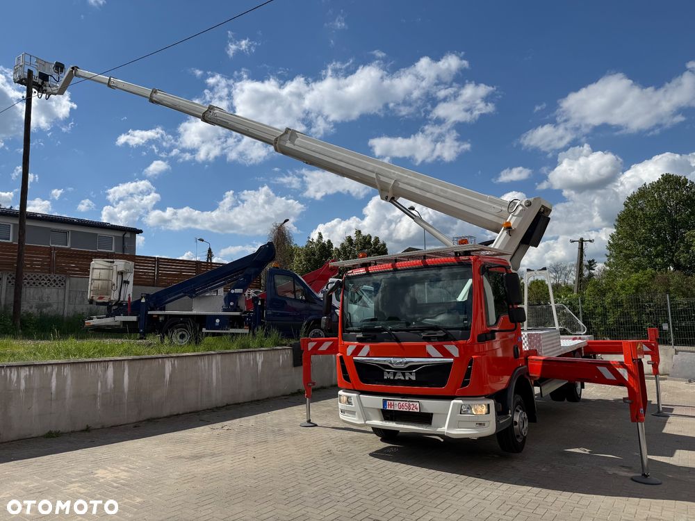 MAN Podnośnik Koszowy Zwyżka Ruthman T330 33 metry  DmC 7500KG! 21 w bok! UDT! Jak Wumag Gsr Multitel Euro 6!!! - 17