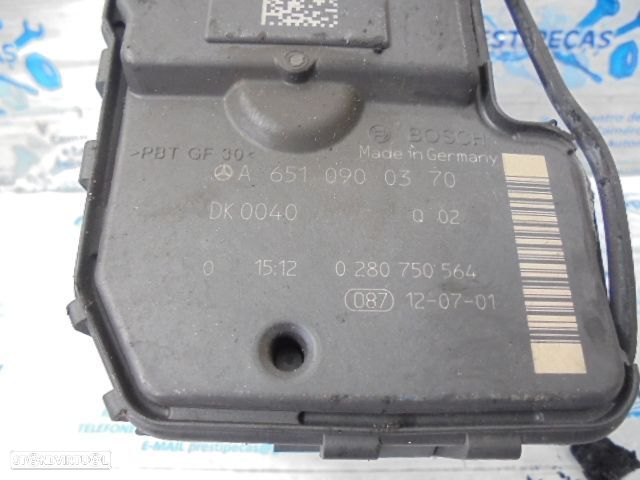 Corpo Borboleta A6510900370 0280750564 MERCEDES C S204 W204 FASE 2  2012 200CDI 136CV 5P PRETO - 5