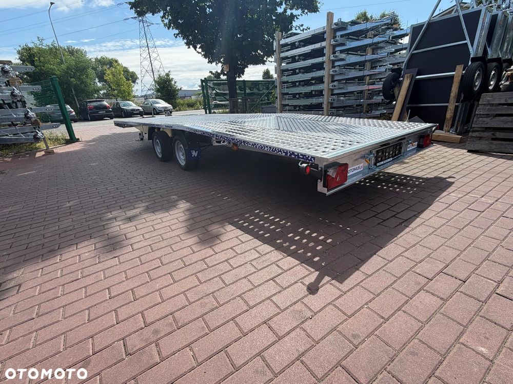 Niewiadów Laweta Boro Jupiter 6x2.1 raz łamana 2 osie wypełniona blachą alu pod busy DOSTAWA - 3