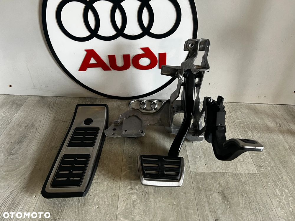 PEDAŁ STELAŻ PLUS NAKŁADKI NA PEDAŁY PODSTOPNICA AUDI A4 B9 A5 8W 8W1864777A S-LINE - 1