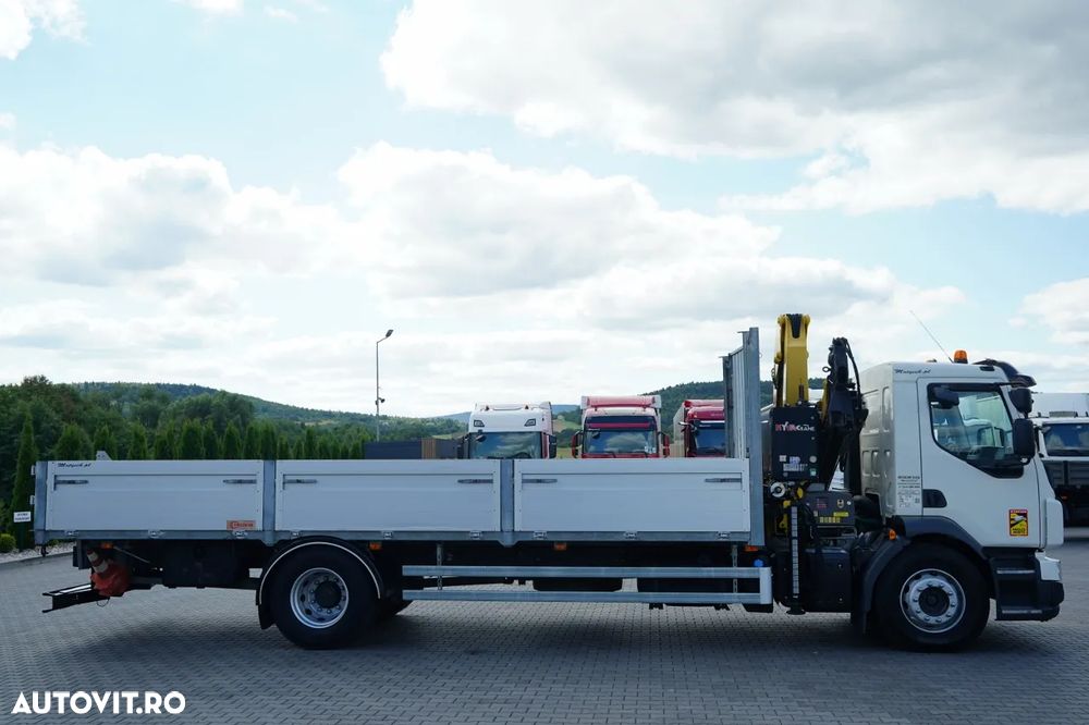 Volvo FL 280 / 4x2 / LIVRARE - 7,2 M / MACARA HDS HYVA HB 150- 10 M / CAPACITATE MAXIMĂ DE RIDICARE 5.200 KG / ROTATOARE / TELECOMANDĂ / CAMERĂ / EURO 6 - 12