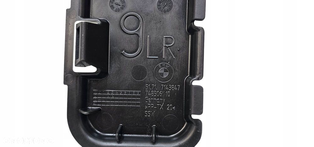 Bmw E90 E91 Lift Lci Pokrywka Zaślepka Nadkola Lewa Prawa Przód 7143847 - 7