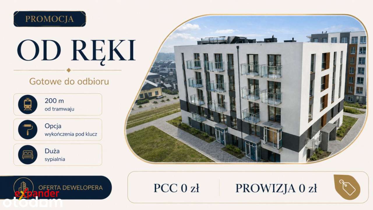Gotowe mieszkanie | 2 pokoje | blisko tramwaju