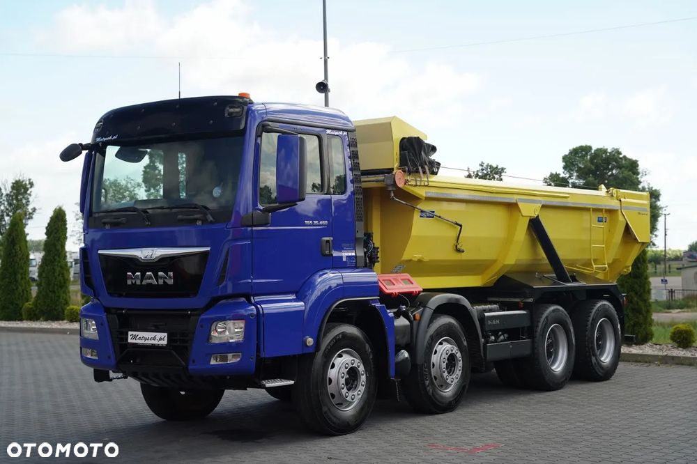 MAN TGS 35.460 / 8x4 / WYWROTKA TYLNOZSYPOWA / HYDROKLAPA / NAVI / AUTOMAT - 9