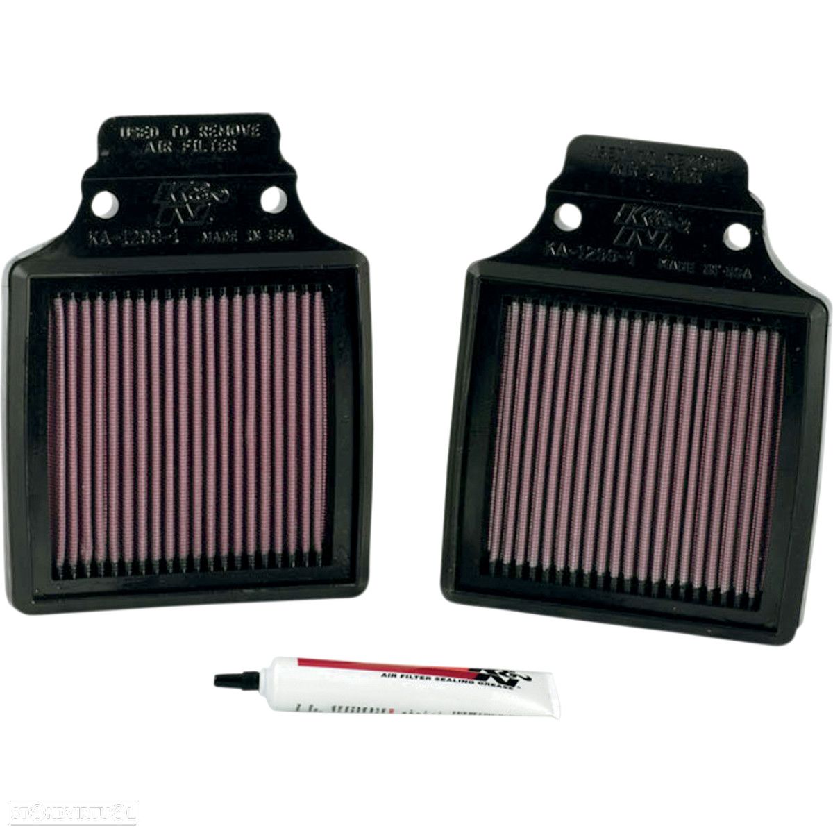 filtro de ar desportivo k&n kawasaki zx-12 r ninja ka-1299-1 - 1