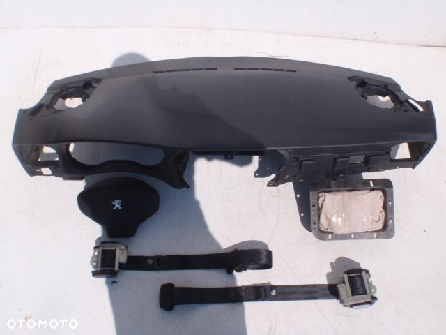 PEUGEOT 3008 DESKA KONSOLA AIRBAG PODUSZKI PASY OK - 10