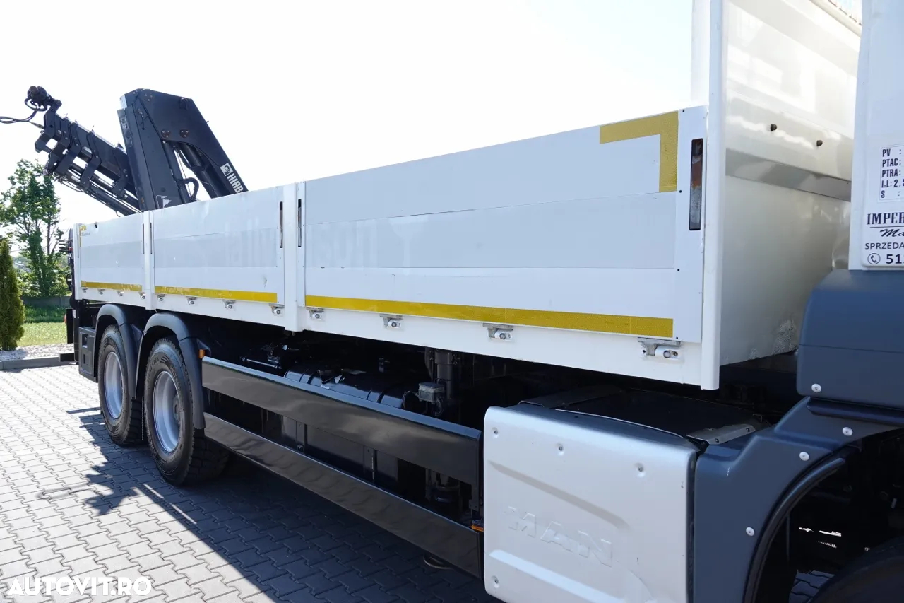 MAN TGS 26.400 / 6x4 / CUTIE - 6.5M / HDS HIAB 188 4xinaltime 13 metri / EURO 6 / 2016 /RADIO CONTROL / ROTATOR / - 15