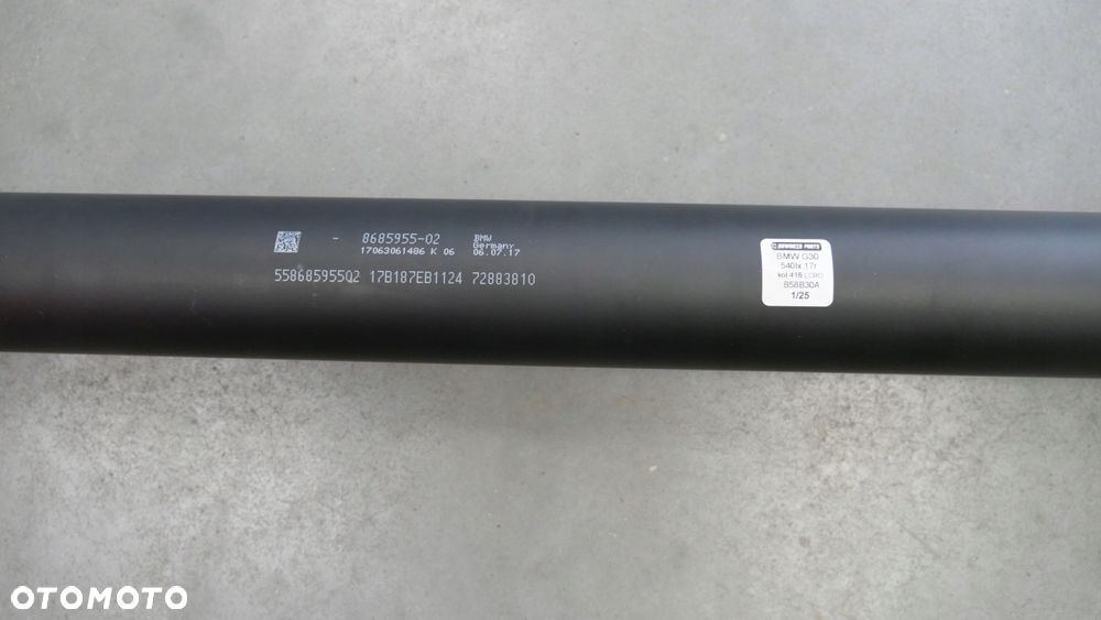 bmw 5 g30 g31 wał napędowy 8685955 - 2