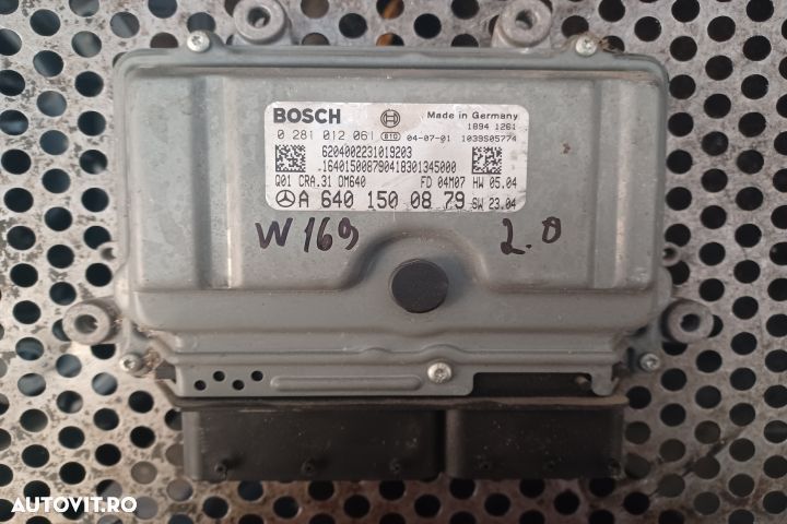 CALCULATOR MOTOR ECU 2.0 A6401500879 Mercedes-Benz A-Class W169  [din 2004 pana  2008] seria - 1
