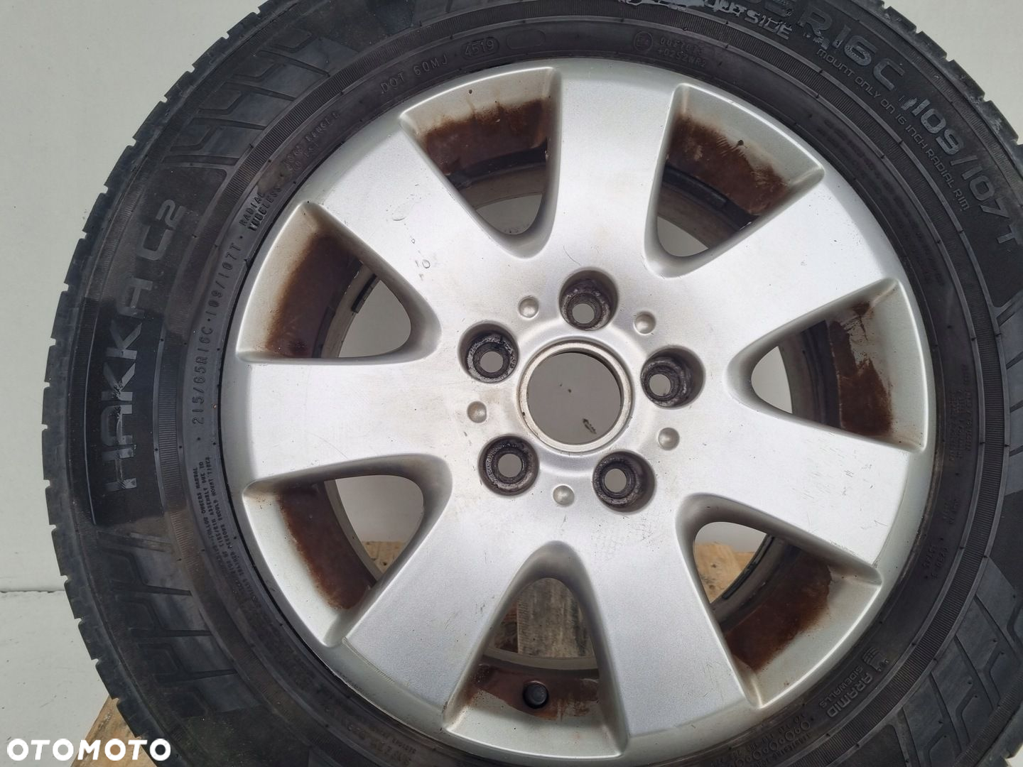 VW Transporter T5 T6 KOŁO ZAPASOWE Zapas felga 215/65 R16C 7H0601025E - 2